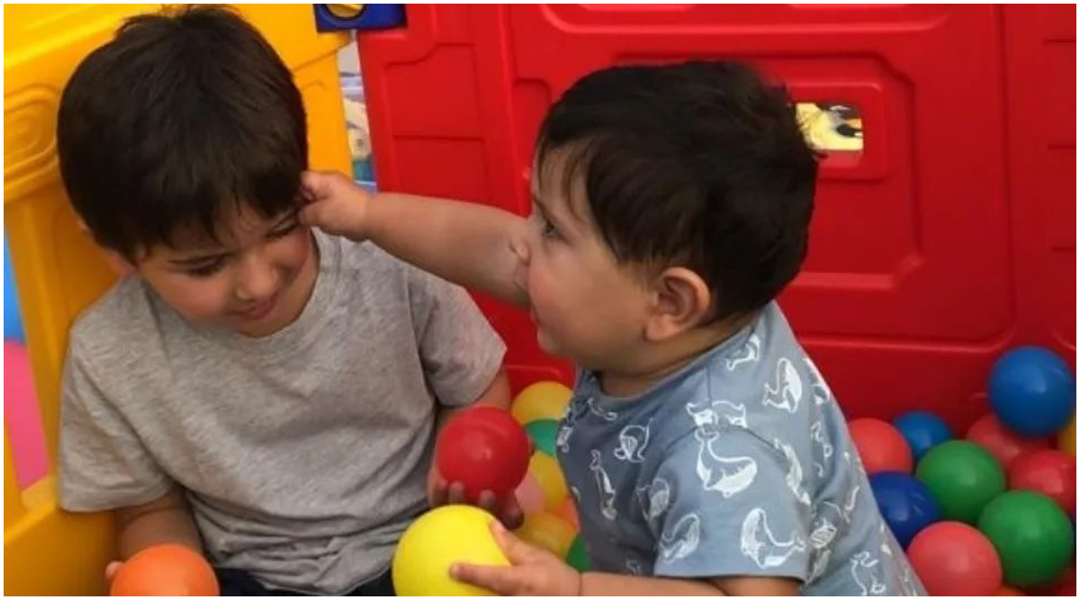 Jeh is in 'torture the big brother mode' as he plays with Taimur ...