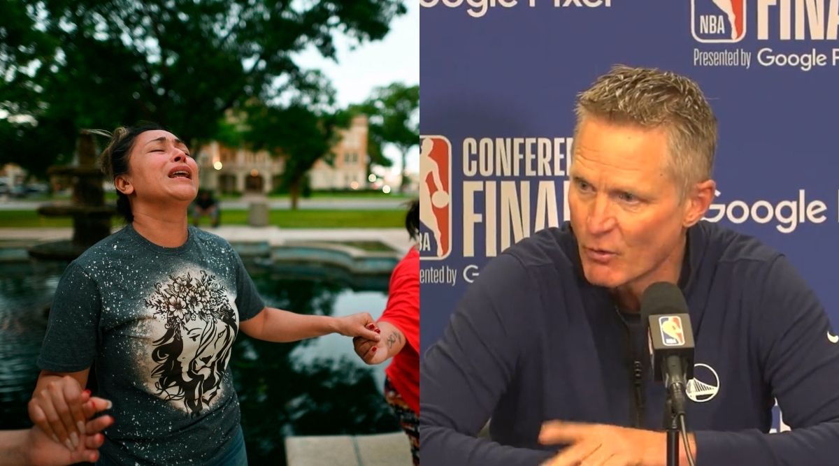 When are we going to do something': Golden State Warrior coach Steve Kerr  delivers emotional plea on Texas school shooting | Sports News,The Indian  Express