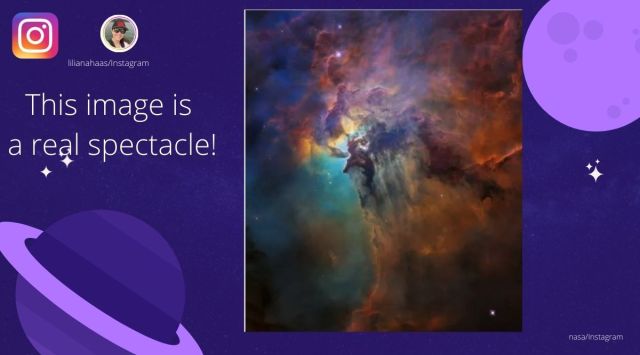 Lagoon Nebulla, NASA, massive star, NASA instagram, NASA hubble image, massive star, indian express