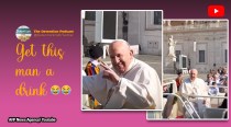 Need a tequila shot for my knee pain, Pope Francis jokes. Watch video