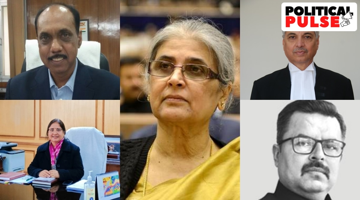 From top left:  Shatrughan Singh, Ranjana Desai,  Permod Kohli, Manu Gaur, Surekha Dangwal. 