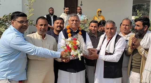 The party workers will first receive Bhupinder Singh Hooda and Udai Bhan (middle) at Sonipat. (File)