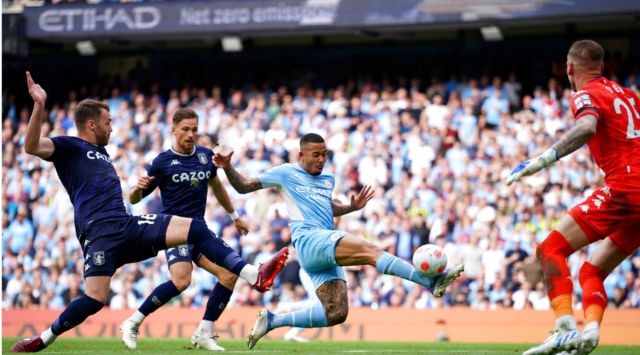 Man City apologize for ‘assault’ on Aston Villa goalkeeper Robin Olsen ...