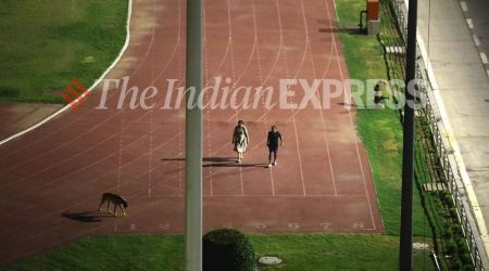 Stadium is emptied, athletes told to leave so that IAS officer can walk w...