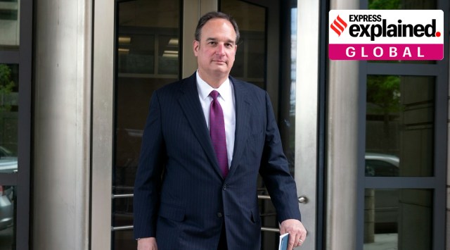 File photo of Attorney Michael Sussmann leaves federal court in Washington. (AP)