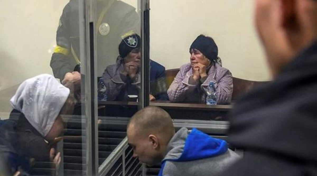 Russian soldier on trial asks victim’s widow to forgive him
