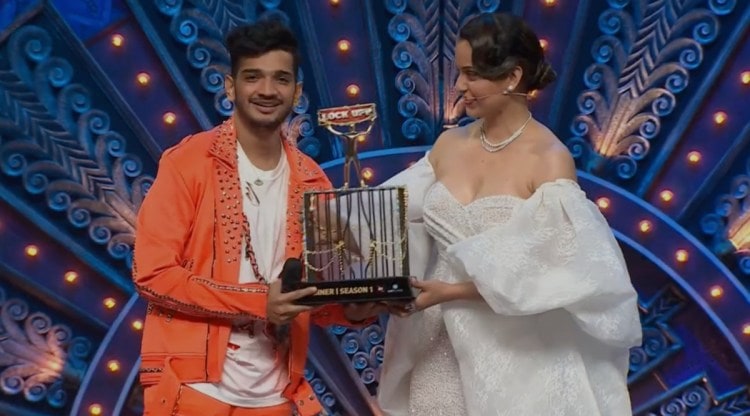 munawar faruqui won Kangana ranaut show lock upp