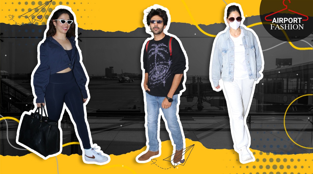 airport fashion, bollywood, celebrities, Indian express