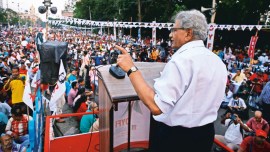Sitaram Yechury, Sri Lanka, Democratic Youth Federation of India, DYFI, CPI (M), Bengal Government, West Bengal, Kolkata, West Bengal news, Kolkata news, India news, Indian Express News Service, Express News Service, Express News, Indian Express News