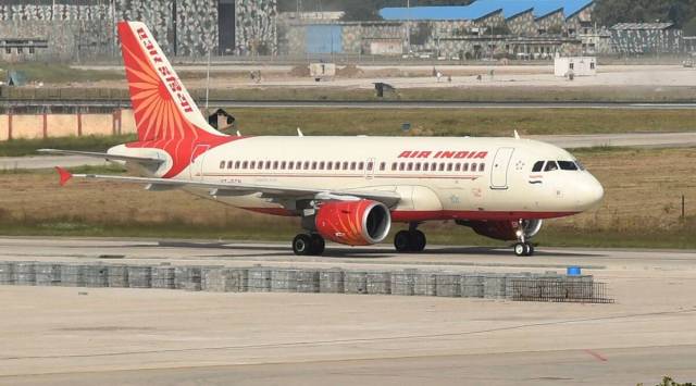 An Air India aircraft at Chandigarh airport. (File)