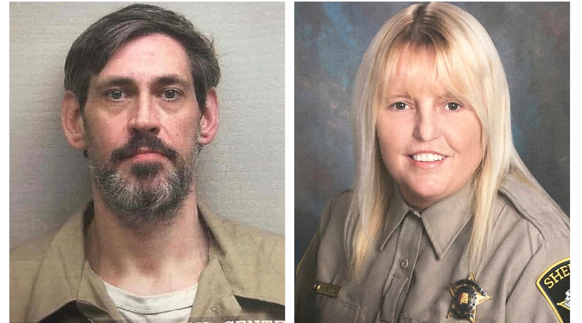 This combination of photos provided by the US Marshals Service and Lauderdale County Sheriff's Office in April 2022 shows inmate Casey White, left, and Assistant Director of Corrections Vicky White.    (Photos via AP, File)