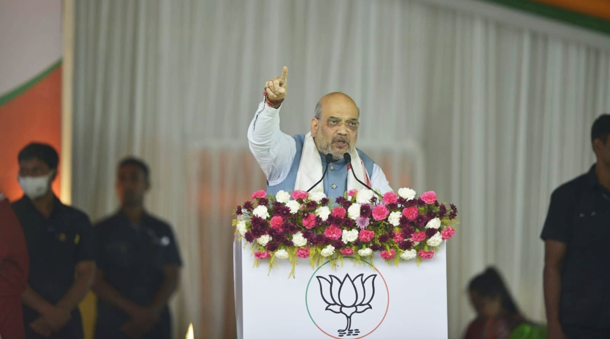 Union Home Minister Amit Shah in Assam (Twitter/AmitShah)