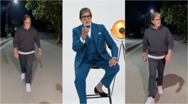 Amitab Bachan Xx - Is that Amitabh Bachchan walking in the park?': Video of Big B's  doppelganger goes viral | Trending News,The Indian Express