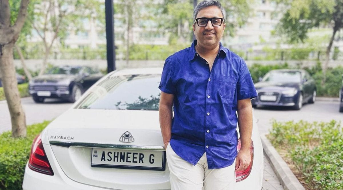 ashneer grover number plate