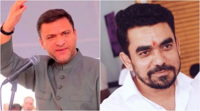 Akbaruddin Owaisi (left) and Gajanan Kale (File Photos)