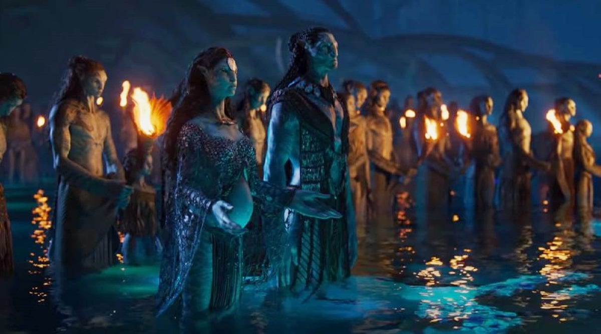 Avatar The Way of Water trailer: James Cameron promises a visually stunning  family saga, watch video | Entertainment News,The Indian Express