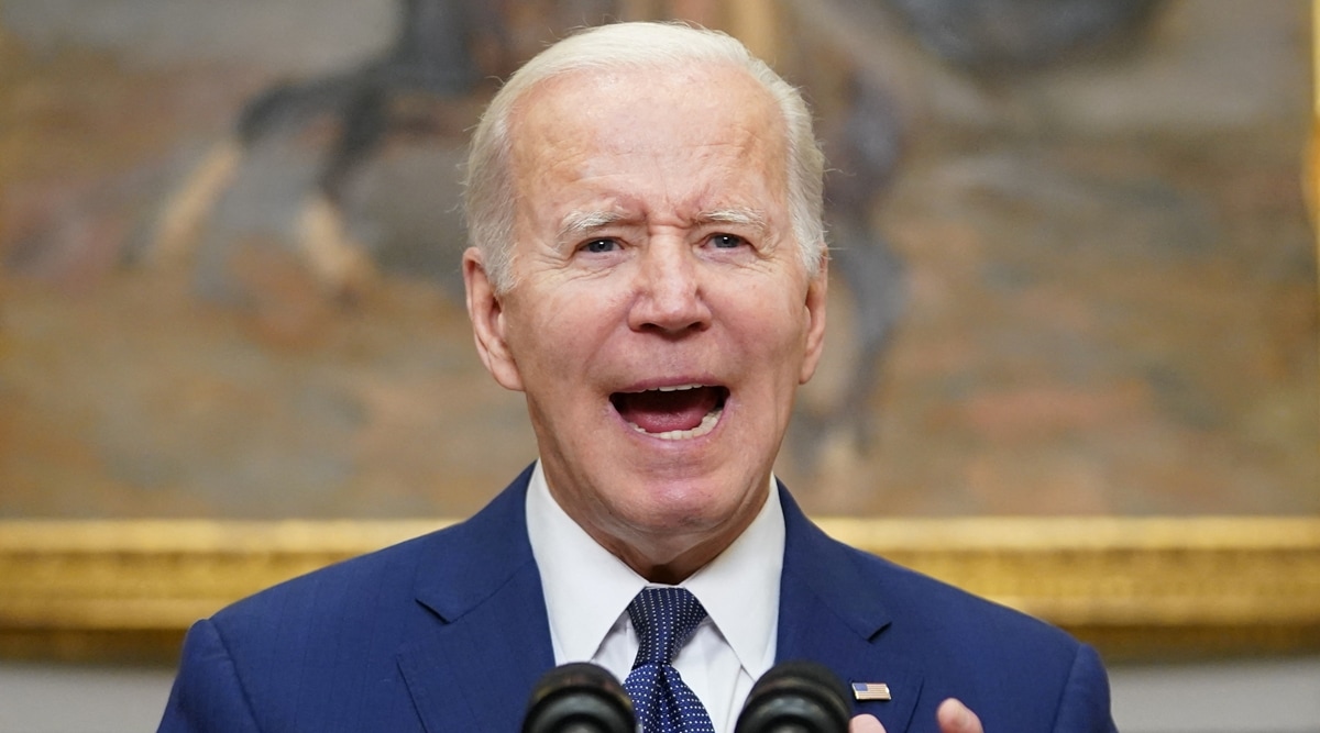 US President Joe Biden makes a statement about the school shooting in Uvalde, Texas at the White House in Washington, US May 24, 2022. (Reuters)