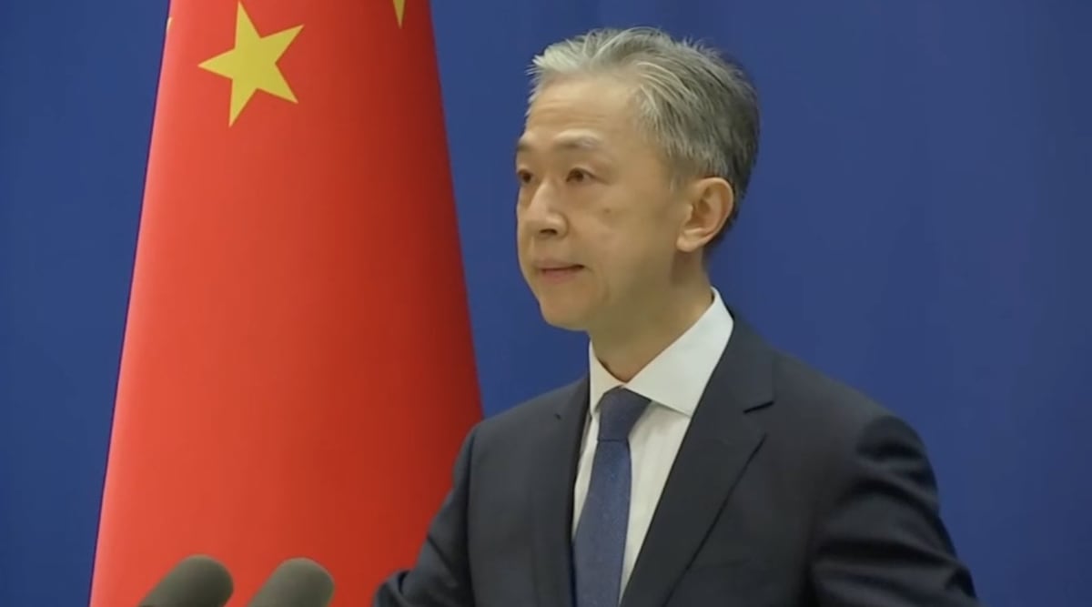 Chinese Foreign Ministry spokesman Wang Wenbin