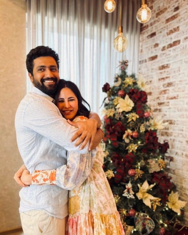 Christmas! 🎄❤️." (Photo: Vicky Kaushal/Instagram)