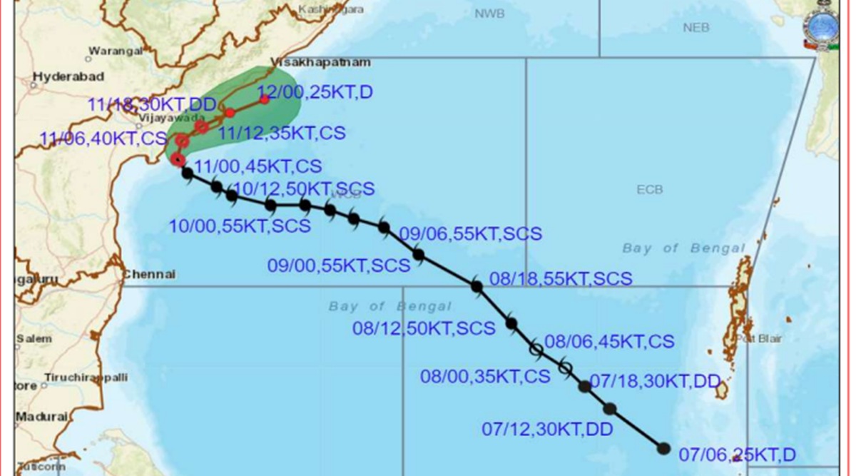 Cyclone Asani Weakens, To Touch Yanam, Kakinada Along Coastal Andhra ...