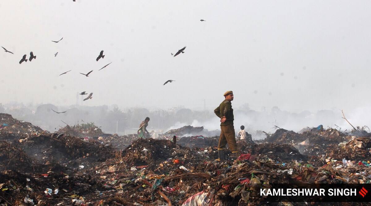 Chandigarh: Legacy waste bio-mining starts at Dadumajra | Chandigarh ...