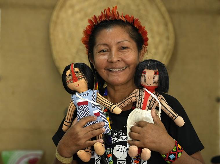 indigenous doll, Brazil Indigenous women