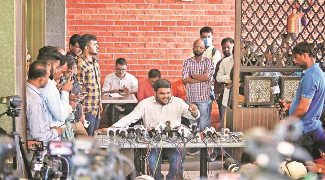 Former Gujarat Congress leader Hardik Patel. (File) 