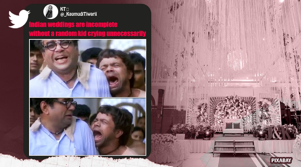 Indian weddings are incomplete, Indian wedding tweets, funny tweets about weddings, viral tweets indian weddings, Indian Express