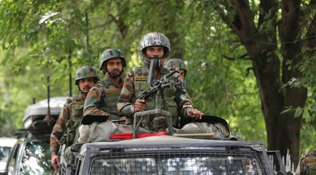 jammu kashmir forest fire landmine explosion