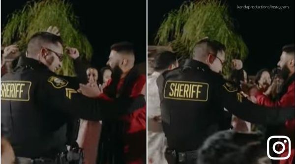 California cops dance at Punjabi wedding, Punjabi wedding in California, Punjabi wedding, indian express