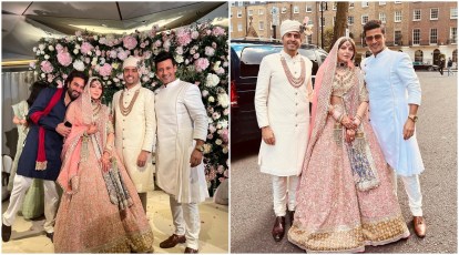 414px x 230px - Kanika Kapoor and husband Gautam's first wedding picture is here: 'One of  the most stunning brides I have ever seen' | Entertainment News,The Indian  Express