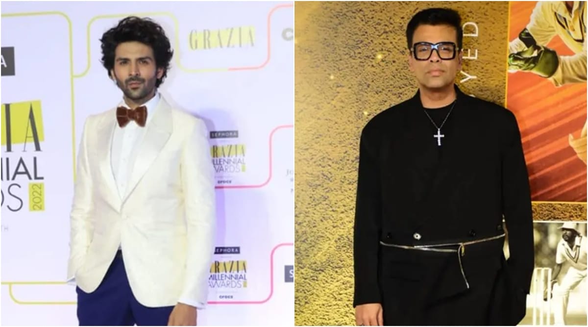 kartik aaryan karan johar dharma fight