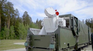 Russia claims its Peresvet laser weapon can blind satellites and burn drones. (Source: DW)