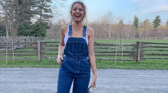 Denim Overalls Are Having A Moment Again With Stars Like Sydney Sweeney Blake Lively Wearing 