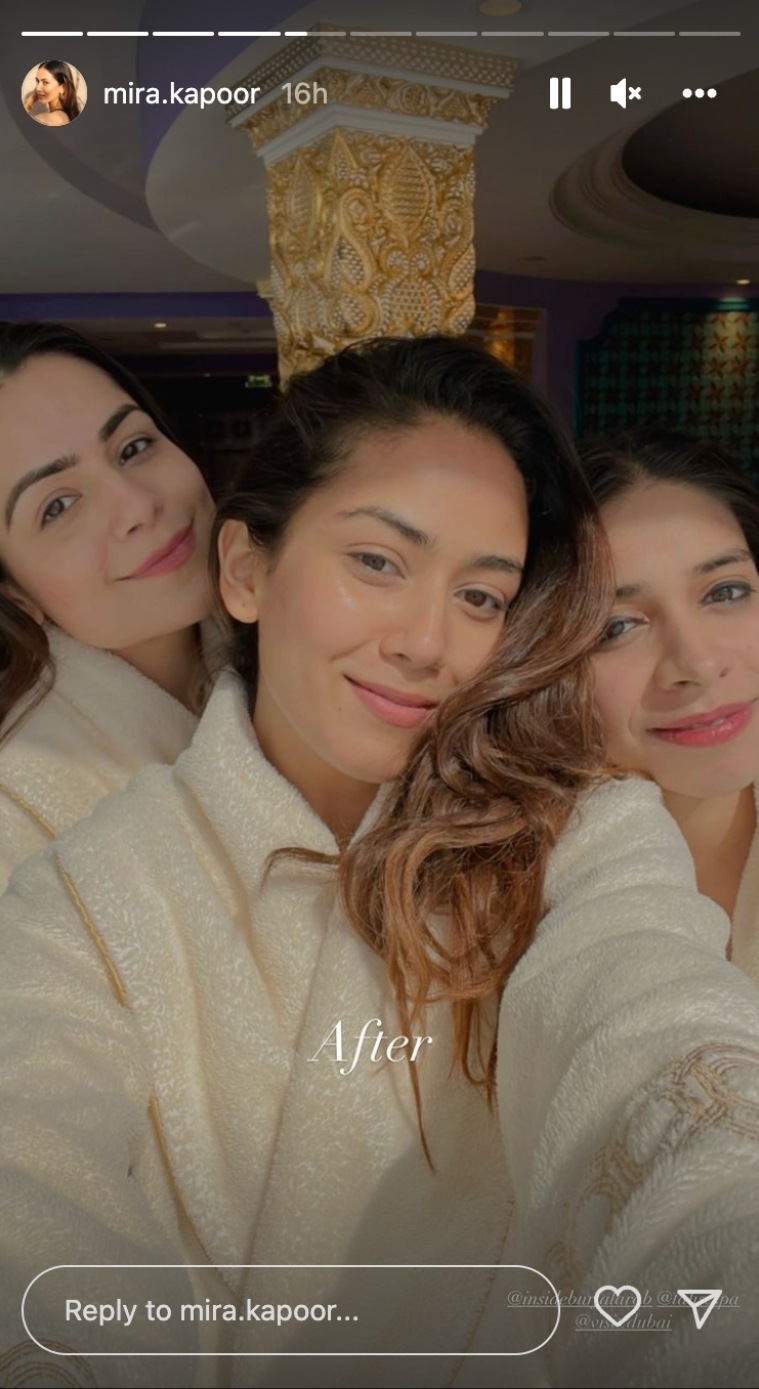 Mira Kapoor is having the best time with girlfriends in Dubai as they ...