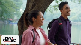 Masaba Gupta and Ritwik Bhowmik in a still from I Love Thane, one of the six shorts in Modern Love Mumbai. 