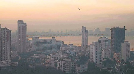 The SAFAR website Thursday showed Worli's AQI as 73, BKC's AQI readings as 70 and Colaba's as 239. Malad's AQI continued to stay in the 'very poor' category at 301. (File)
