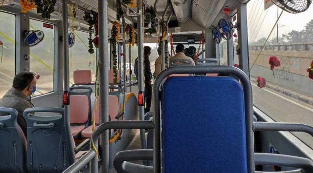 The e-buses will have dedicated pink seats for women passengers, live video streaming in case of an emergency and a fire detection and suppression system. (File)