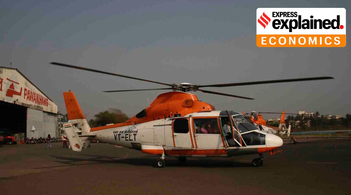 Pawan Hans is a 51:49 joint venture between the government and state-owned Oil & Natural Gas Corp Ltd. (Express Photo/File)