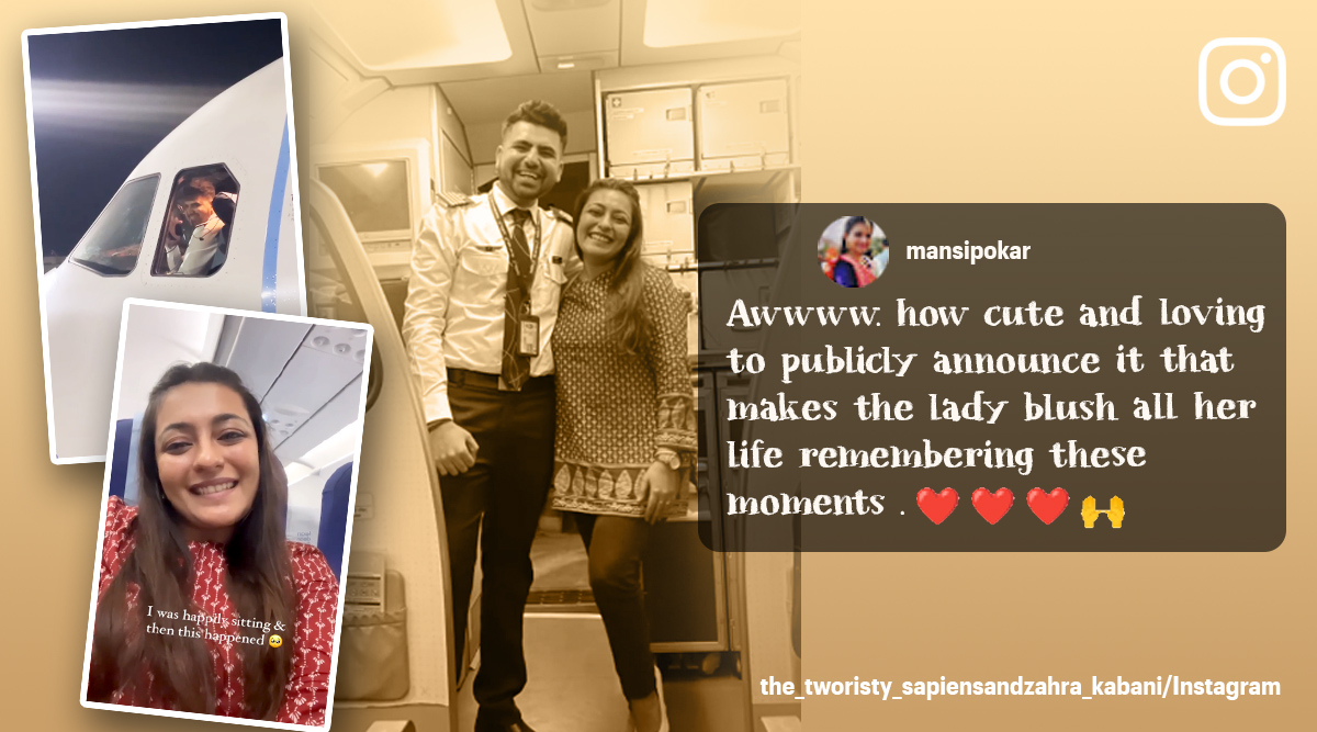 Super cute Pilot wins hearts with surprise in-flight announcement for wife Trending News