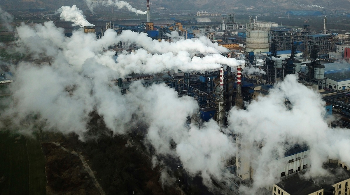 A study released on May 17, 2022 blames pollution of all types for 9 million deaths a year globally, with the death toll attributed to dirty air from cars, trucks and industry rising 55% since 2000. (AP, File)