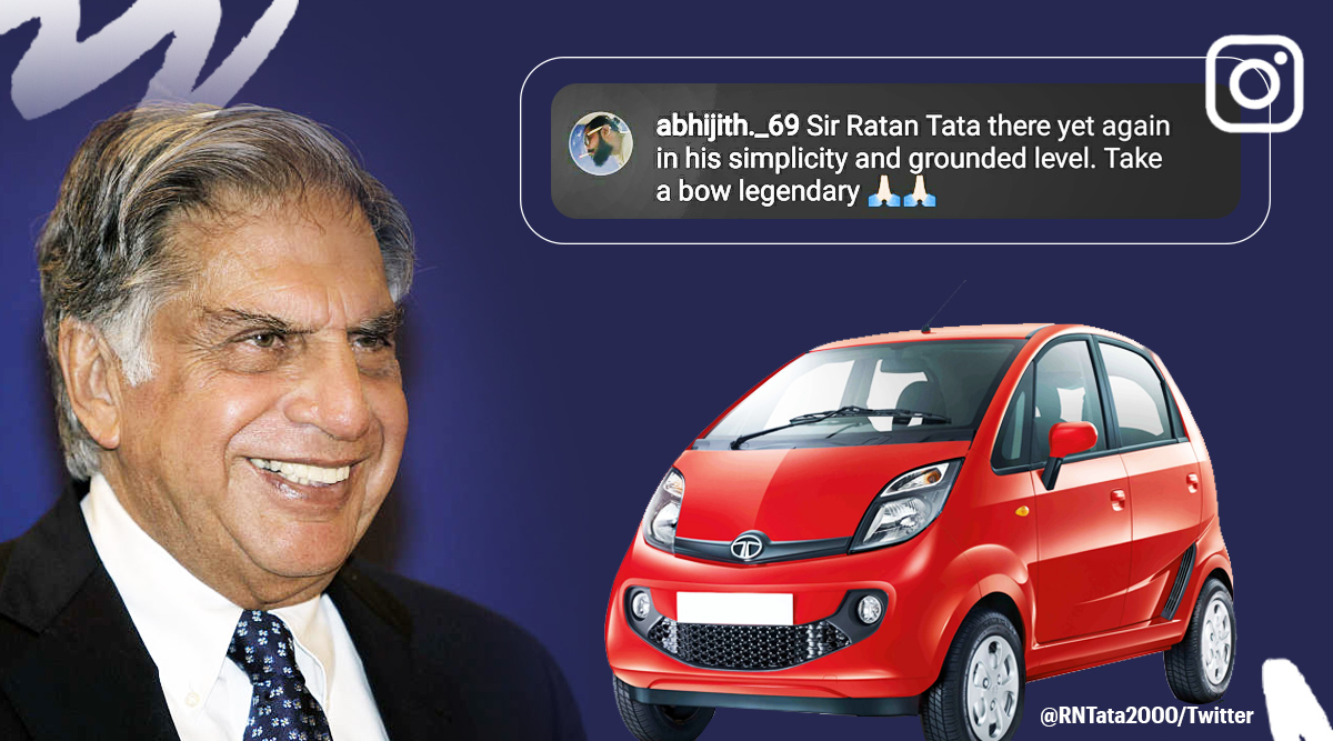 Ratan Tata arrives at Taj hotel in a Nano without security, Twitter  celebrates his humility: 'Take a bow' | Trending News,The Indian Express