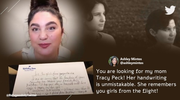 refugee reunites with woman who helped her, US, refugee, woman gives $100 to refugee, letter to refugee, indian express