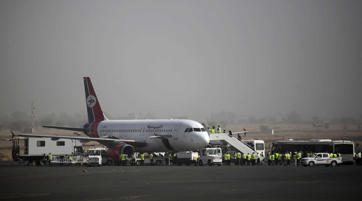 First business flight takes to the air from Sanaa, elevating hopes for Yemen peace