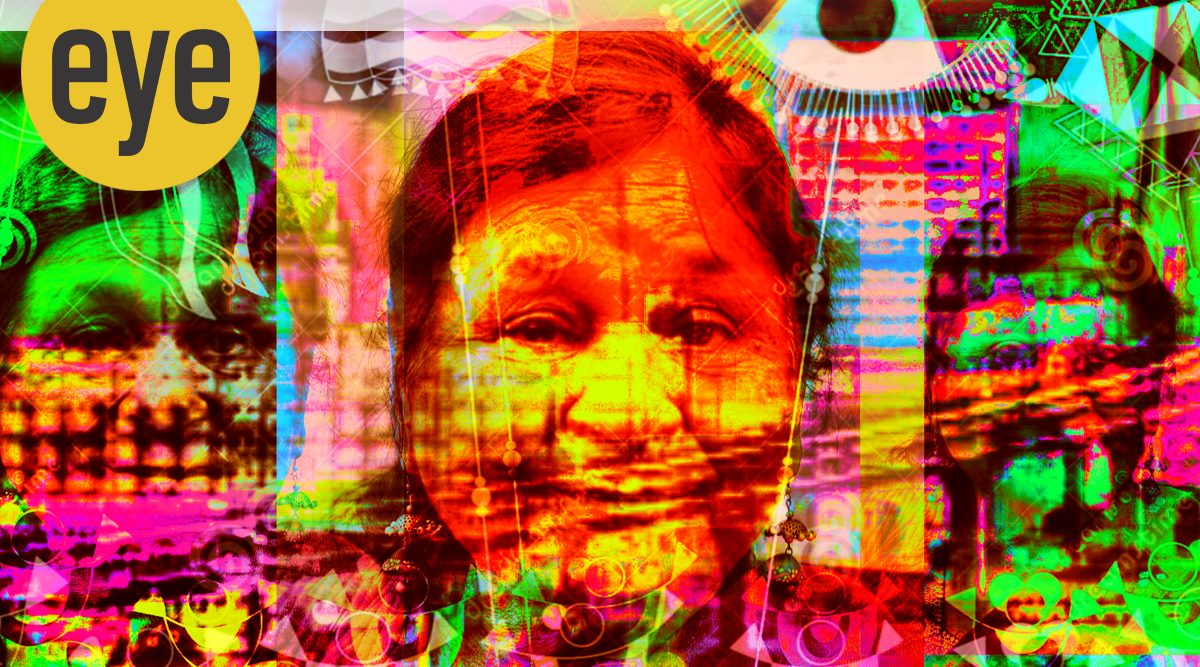 True to her artistic nature, Asha Bua was the elder presence, who came free of questions or queries, and was just happy connecting and creating (Credit: Suvir Saran)