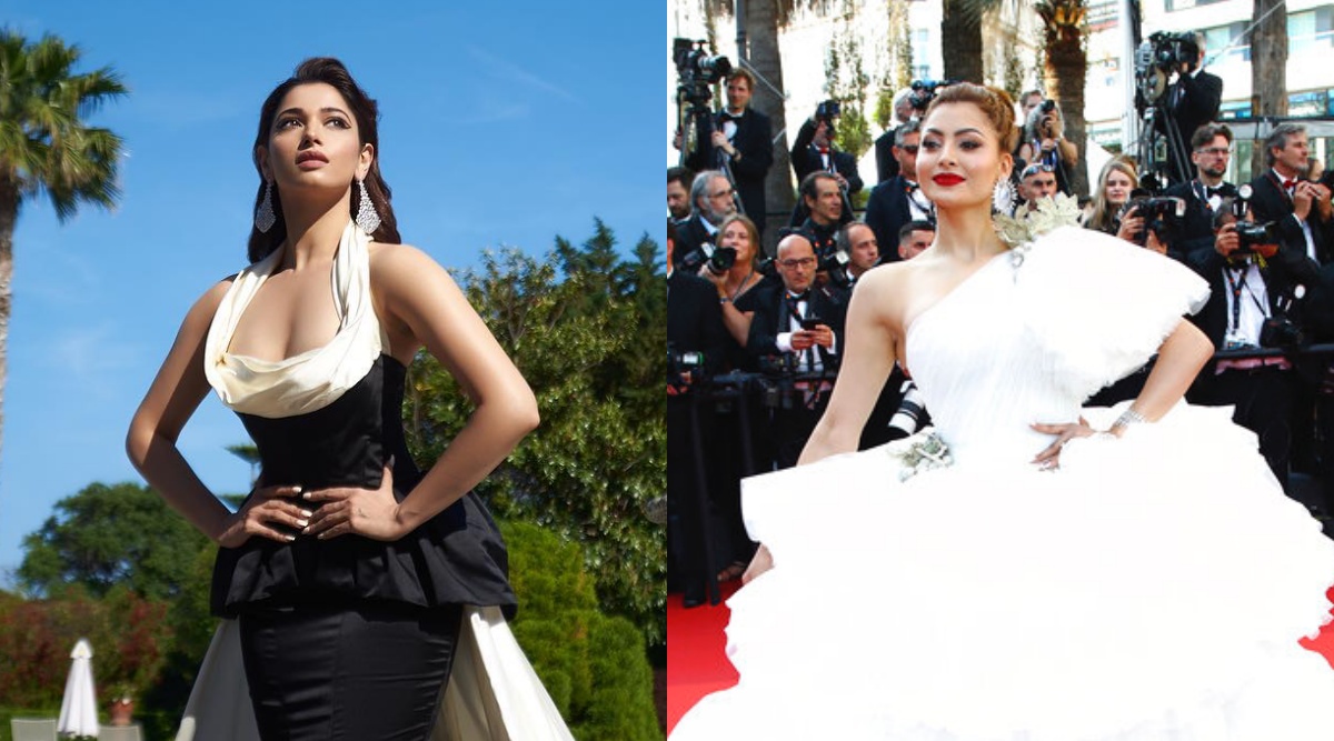 Tamanna Bhatia Massage Sex - Cannes 2022: Tamannah Bhatia and Urvashi Rautela make their debut on the  red carpet, see photos | Bollywood News - The Indian Express