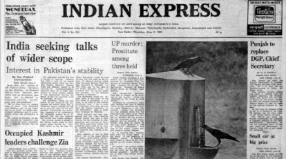 June 3, 1982, Forty Years Ago: Peace Talks | The Indian Express