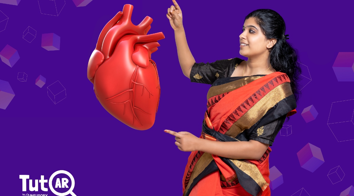 With 3D models, a teacher can zoom in and out and manipulate the model, offering a more natural way of understanding scientific concepts. (Image credit: TutAR)