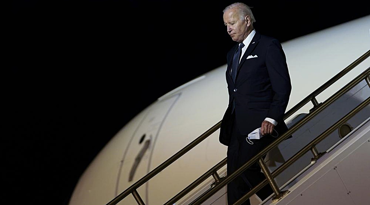 After a jet entered airspace near his beach house, Biden was evacuated.