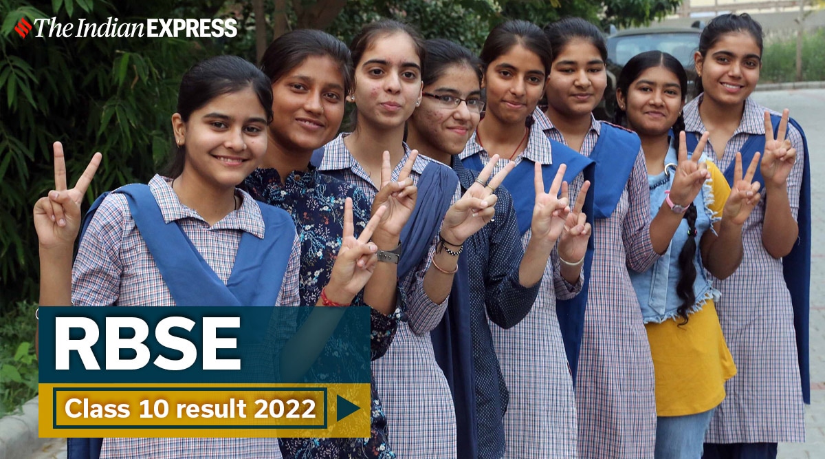 RBSE Class 10th result 2022 declared; overall pass percentage dips to 82.89%